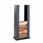 Mbajtës i murit të çelikut / mbajtësit të drurit të zjarrit, modeli, PLDU Caf Design Viadurini