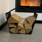 Mbajtësi i shkrimeve moderne të çelikut të zi, i bërë në Itali - Libeccio Viadurini