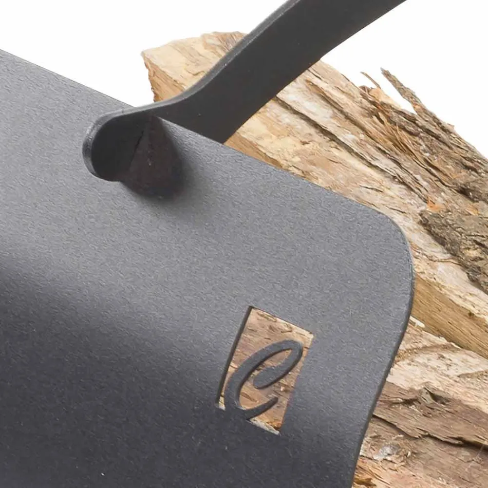 Mbajtës i çelikut të çelikut me dorezë me cilësi të lartë Made in Italy - Luna 2020 Viadurini