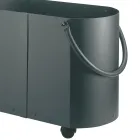 Mbajtëse druri në përfundime të ndryshme me 2 doreza anësore Made in Italy - Impala Viadurini