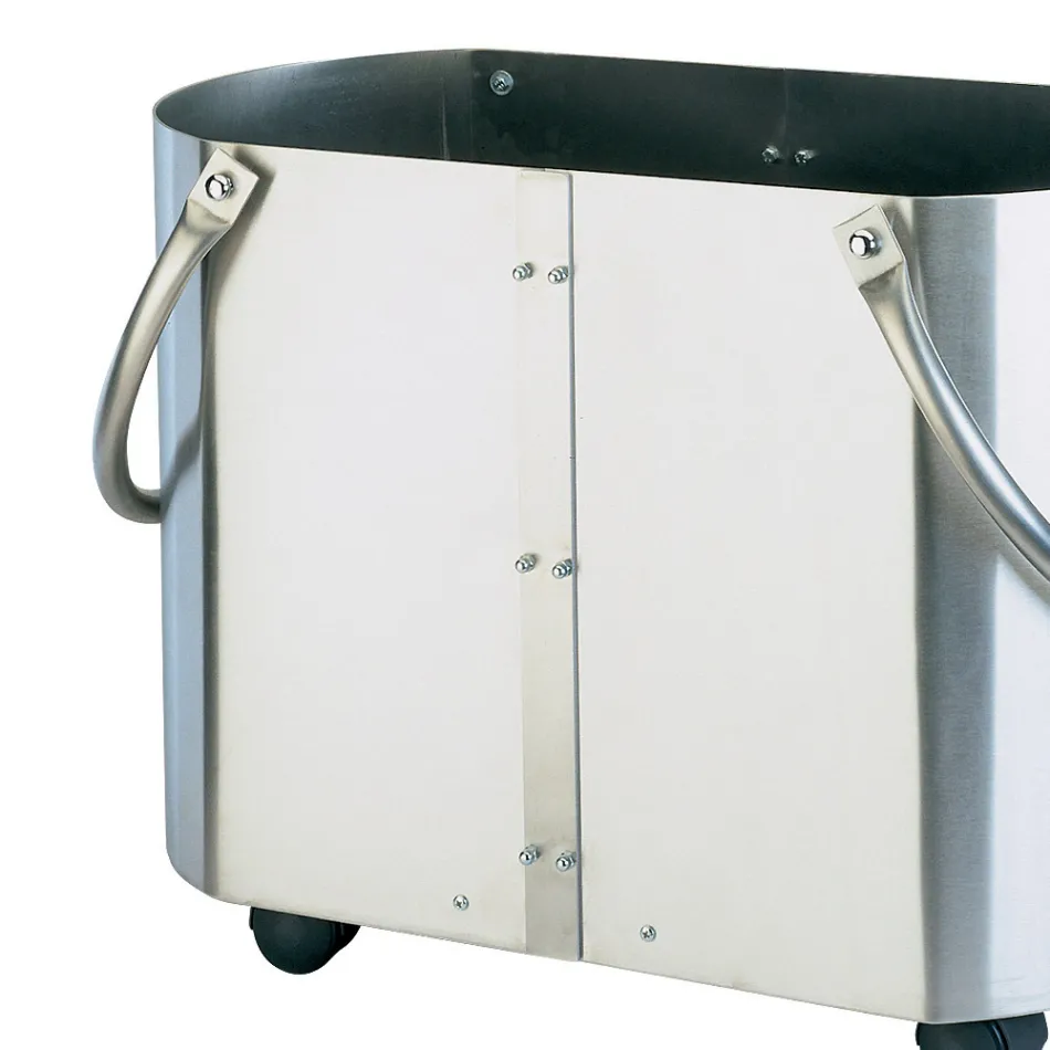 Mbajtëse druri në përfundime të ndryshme me 2 doreza anësore Made in Italy - Impala Viadurini