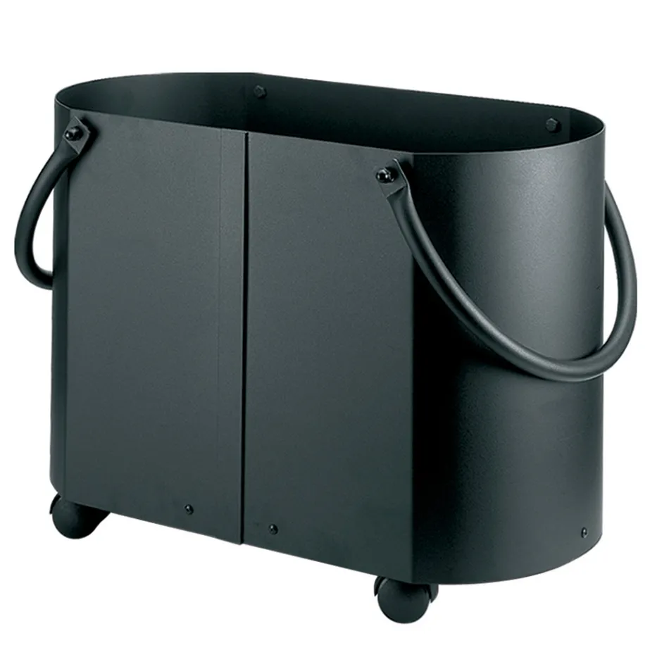 Mbajtëse druri në përfundime të ndryshme me 2 doreza anësore Made in Italy - Impala Viadurini