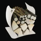 Mbajtës i brendshëm i druve të zjarrit në çelik të lyer të prodhuar në Itali - Leopoldo Viadurini