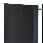 Mbajtëse Moderne Log në Çelik të Pikturuar Prodhuar në Itali - Patrik Viadurini