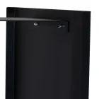 Mbajtëse Moderne Log në Çelik të Pikturuar Prodhuar në Itali - Patrik Viadurini