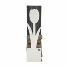 Mbajtëse fireplace për Camino Caf Design Made in Italy PLV F Viadurini