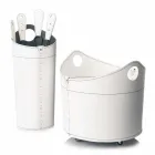 Mbajtës i druve të zjarrit, mbajtës hekuri dhe pranga për lëkurën e Nicad, e bërë në Itali Viadurini