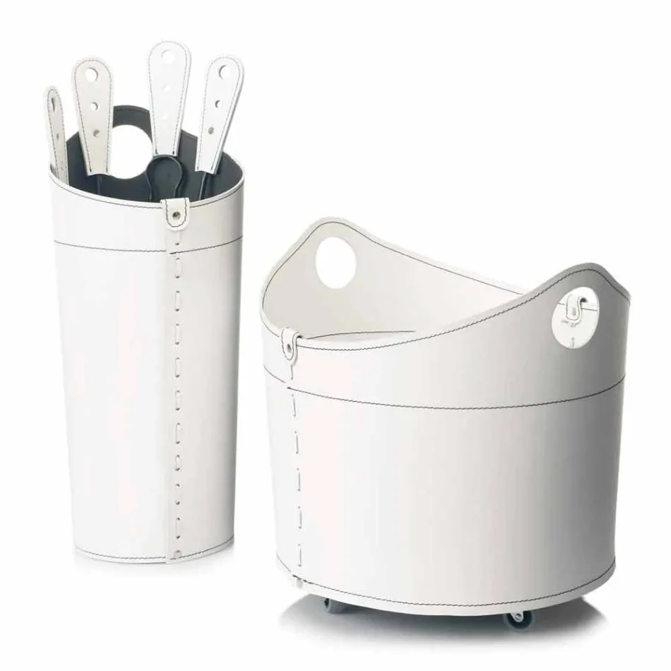 Mbajtës i druve të zjarrit, mbajtës hekuri dhe pranga për lëkurën e Nicad, e bërë në Itali Viadurini