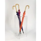 Qëndrim ombrellë për hyrje në pleksiglas të bardhë ose transparent - kërthizë Viadurini