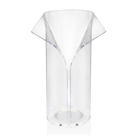 Qëndrimi i ombrellës së hyrjes në pleksiglas transparent të riciklueshëm - Merlon Viadurini