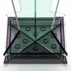 Qëndroni ombrellën ombrellë të modeleve moderne në Methacrylate Colarato Made in Italy - Babi Viadurini