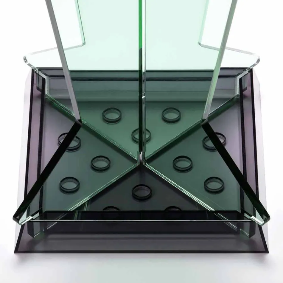 Qëndroni ombrellën ombrellë të modeleve moderne në Methacrylate Colarato Made in Italy - Babi Viadurini