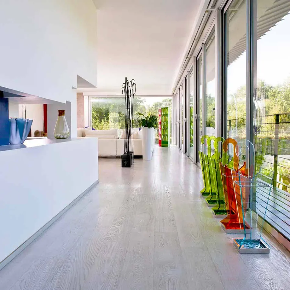 Qëndroni ombrellën ombrellë të modeleve moderne në Methacrylate Colarato Made in Italy - Babi Viadurini