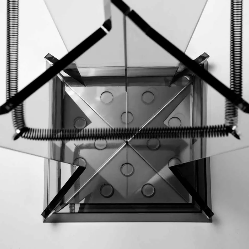 Qëndroni ombrellën ombrellë të modeleve moderne në Methacrylate Colarato Made in Italy - Babi Viadurini