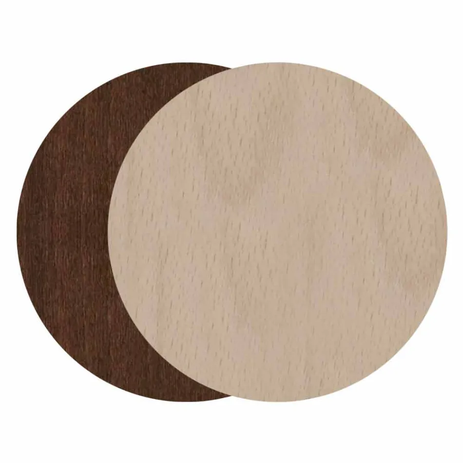 Qëndroni ombrellë me një model drejtkëndëshe moderne elegant në dru të dekoruar - Dekoro Viadurini