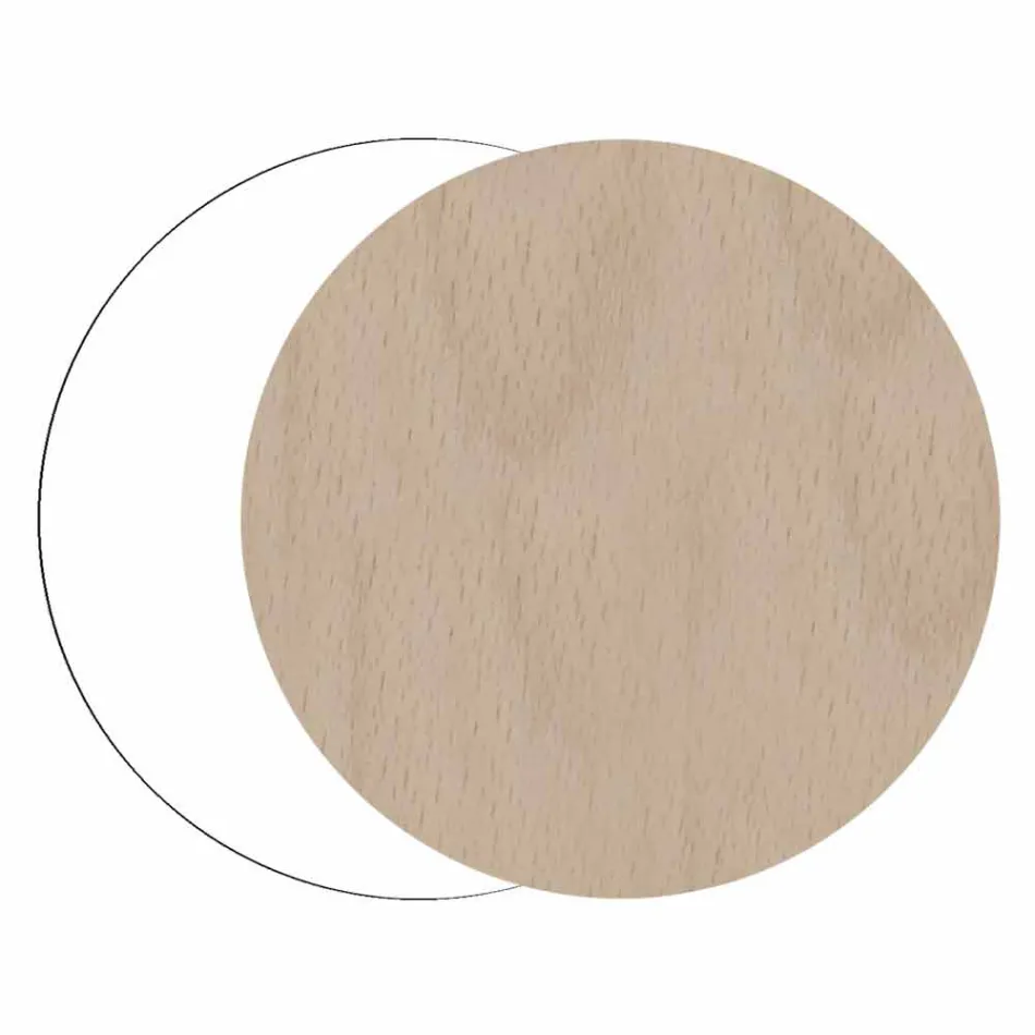 Qëndroni ombrellë me një model drejtkëndëshe moderne elegant në dru të dekoruar - Dekoro Viadurini