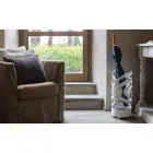 Qëndroni ombrellën e modelit modern në hekur me ngjyra të bërë në Itali - Olfeo Viadurini