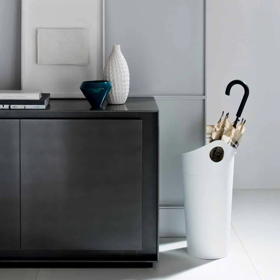 Qëndroni ombrellën në lëkurën e rigjeneruar të modelit të punuar me dorë Pluvia Viadurini