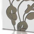 Qëndroni ombrellë druri të bardhë Qëndrim Dizajn Modern me Dekorime Lules - Caracalla Viadurini