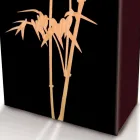 Qëndroni ombrellën në Dru të errët ose të bardhë me Dekorime Moderne në Dizajn - Cannabambu Viadurini