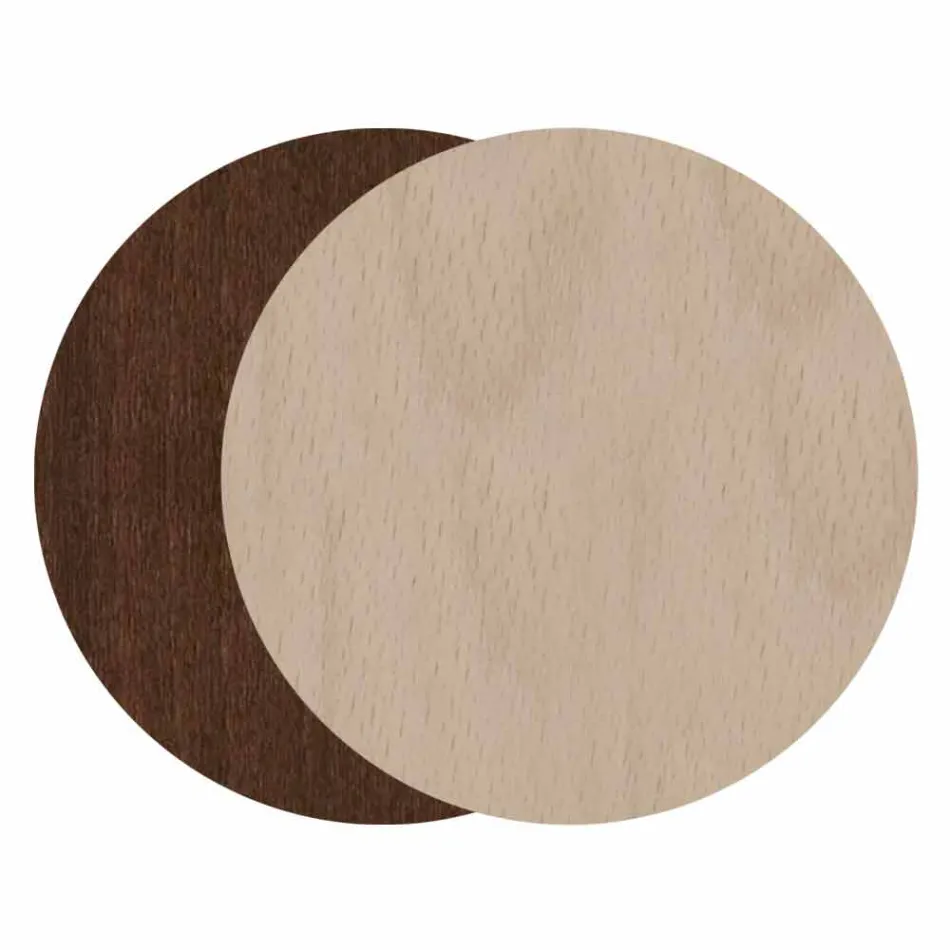 Qëndroni ombrellë moderne elegant në dru të errët ose të bardhë me dekorime - poezi Viadurini