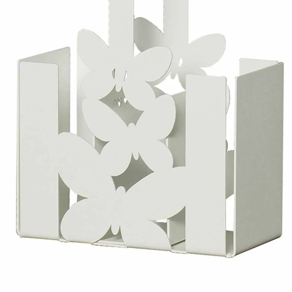 Mbajtëse e takëmeve moderne të tavolinave në Itali të Bardhë, Beige ose Fildishtë të Fildishtë - Laida Viadurini