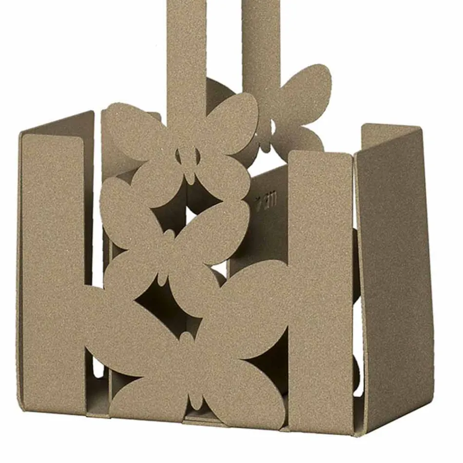 Mbajtëse e takëmeve moderne të tavolinave në Itali të Bardhë, Beige ose Fildishtë të Fildishtë - Laida Viadurini