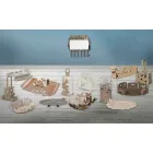 Mbajtëse moderne e takëmave të tavolinave në hekur, të bëra me dorë, të prodhuar në Itali - Laida Viadurini