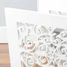 Raft Magazine Floor në Druri me Ngjyra Moderne me Dekor - Dubai Viadurini