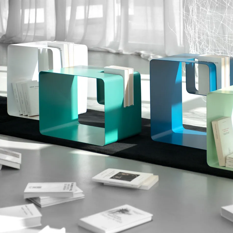 Revistë për dysheme metali me ngjyra të kualitetit të lartë Rack prodhuar në Itali - Imane Viadurini