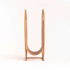 Revistë Rrumbullakësh Çeliku Rack Prodhuar në Itali - Ladle Viadurini