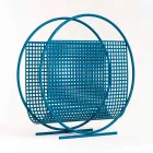 Revistë Rrumbullakësh Çeliku Rack Prodhuar në Itali - Ladle Viadurini