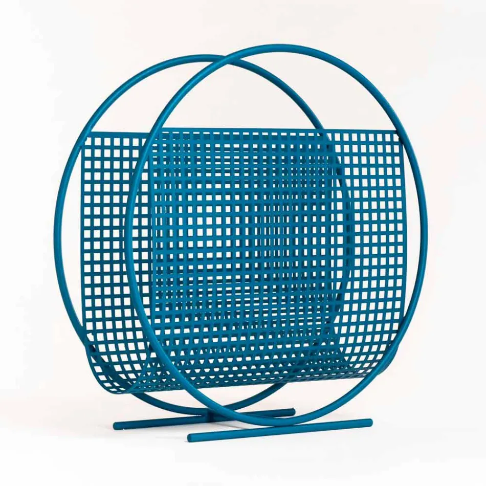 Revistë Rrumbullakësh Çeliku Rack Prodhuar në Itali - Ladle Viadurini