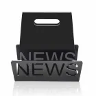 Raketë e zezë ose transparente e Design Plexiglass Made in Italy - Omar Viadurini