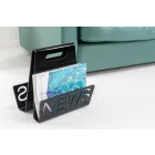 Raketë e zezë ose transparente e Design Plexiglass Made in Italy - Omar Viadurini