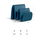 Raft për revista polietileni me ngjyra moderne Prodhuar në Itali - Munoz Viadurini