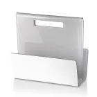 Raft i revistave të dhomës së ndenjes me kristal akrilik me ngjyrë Prodhuar në Itali - Osafo Viadurini