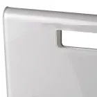 Raft i revistave të dhomës së ndenjes me kristal akrilik me ngjyrë Prodhuar në Itali - Osafo Viadurini