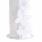 Mbajtës modern i rrotullave të kuzhinës në hekur të bardhë, ngjyrë bezhë ose fildishtë të bërë në Itali - Leiden Viadurini