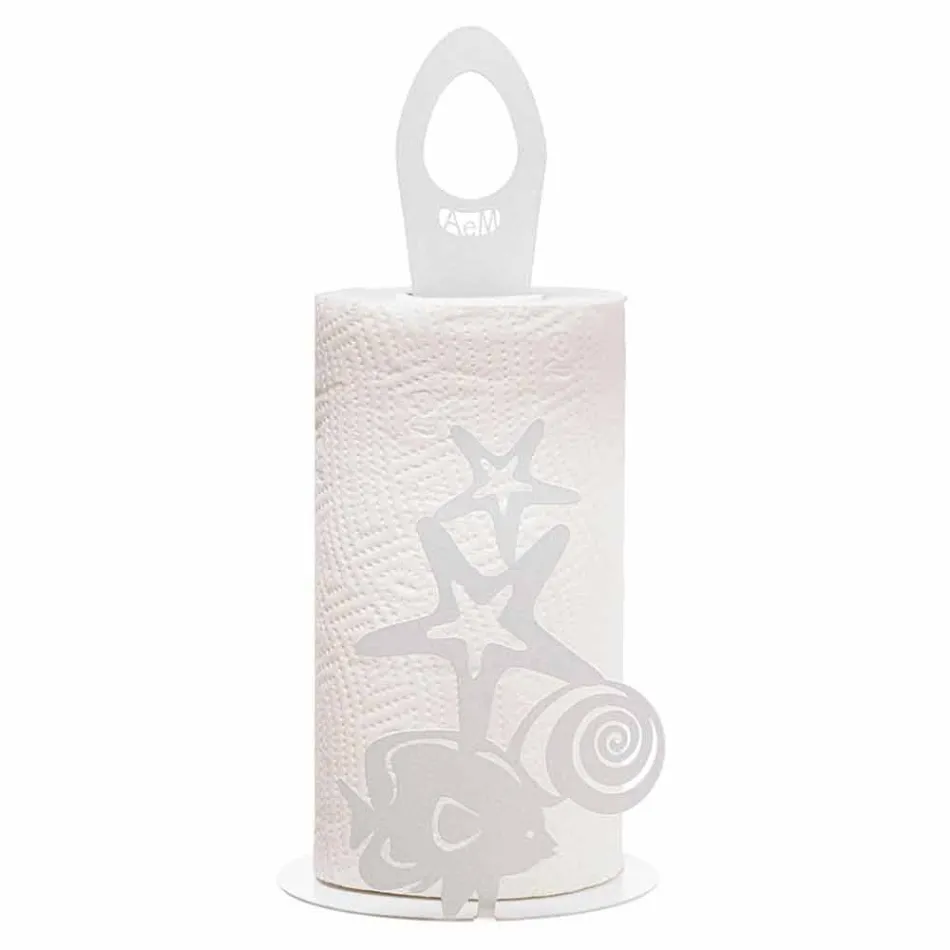 Mbajtës i rrotullave të kuzhinës Marina Fantasy në prodhim hekuri të punuar në Itali - Maste Viadurini