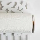 Mbajtësja e murit të rrumbullakët në hekur të bardhë ose beige të bërë në Itali - Leiden Viadurini