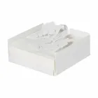 Mbajtësi modern i pecetave me lule të ulëta në hekur blu, të bardhë ose baltë - Marken Viadurini