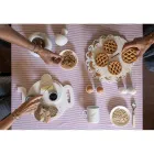 Dizajn Kupa Veza në Mermer të bardhë Carrara Made në Itali, 2 copë - Picca Viadurini