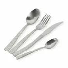 24 Designer Piece që shërbejnë takëm në çelik Efekt Tortoiseshell - Rockpos Viadurini