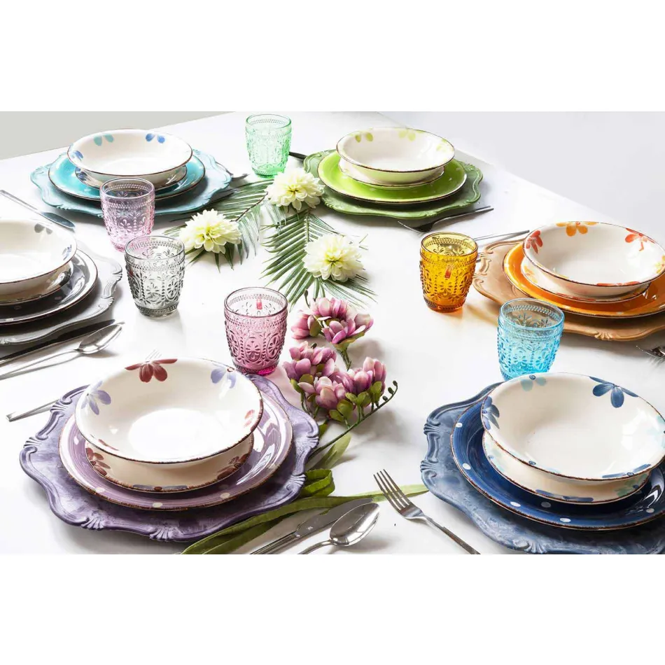 Dukuritë e Shërbimit të Dizajnit në Steelelik Saten 24 copë të Plota - Fayette Viadurini