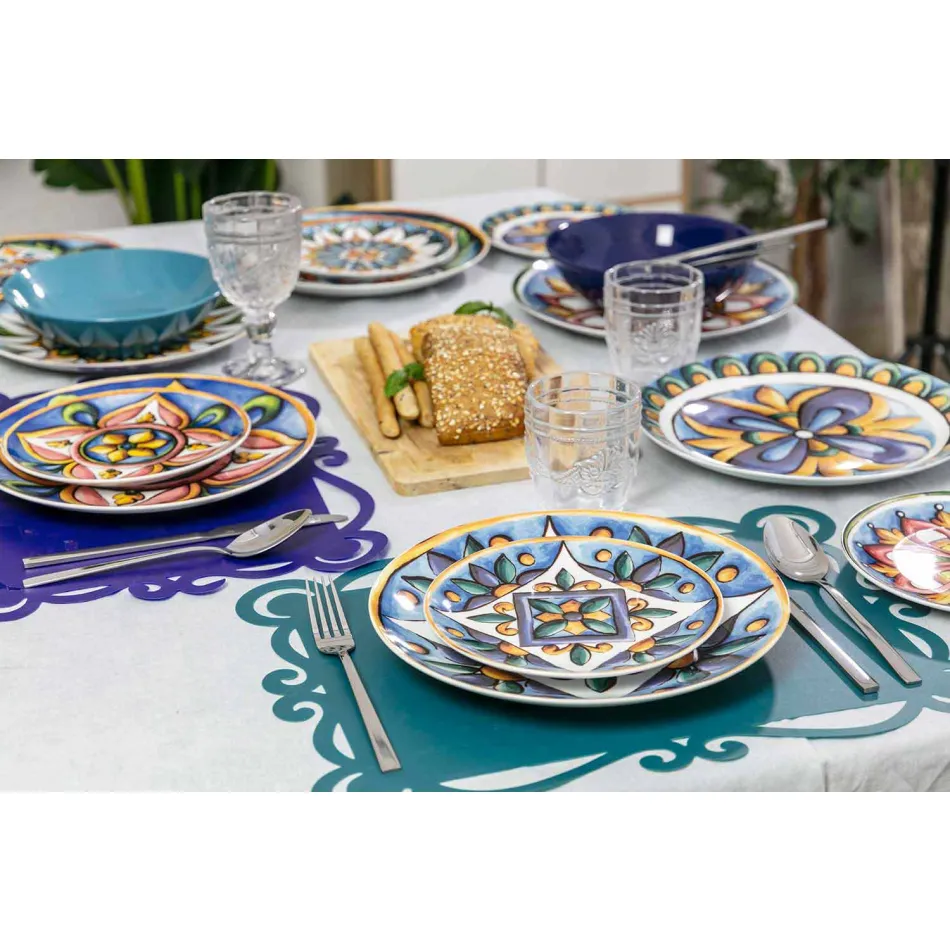 Dukuritë e Shërbimit të Dizajnit në Steelelik Saten 24 copë të Plota - Fayette Viadurini