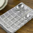 Dukuritë e Shërbimit të Dizajnit në Steelelik Saten 24 copë të Plota - Fayette Viadurini