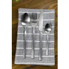 Dukuritë e Shërbimit të Dizajnit në Steelelik Saten 24 copë të Plota - Fayette Viadurini