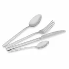 Dizajnimi i Shërbimit të Takëmave në inelik Saten 24 copë të Plota - Fayettepos Viadurini