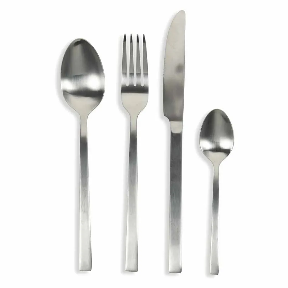 Dizajnimi i Shërbimit të Takëmave në inelik Saten 24 copë të Plota - Fayettepos Viadurini